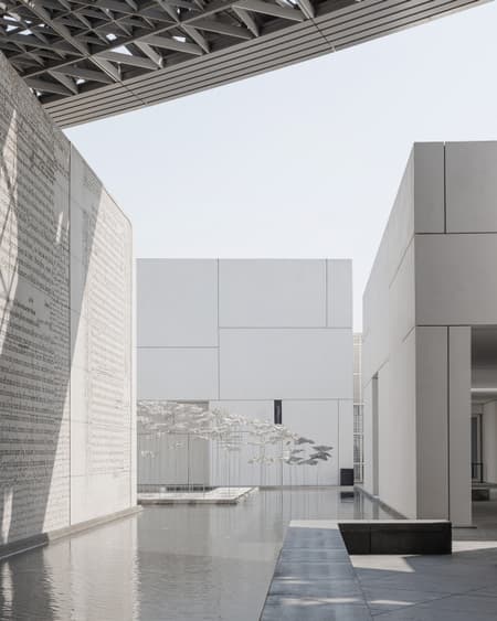 Choreography of a Cloud, Dancing Shadows Art Pavilion at the Louvre Abu Dhabi